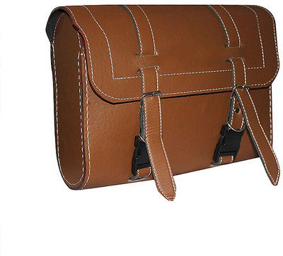 

Speedwav One-side Maroon Leatherette Motorbike Saddlebag(4.8 L)