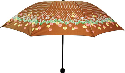 

Surpriam Polka Flowers Umbrella(Brown)