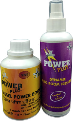 

Power Plus COMBO PACK OF DIESEL POWER BOOSTER+DYNAMIC ROOM/CAR FRESHNER Engine Cleaner(0.285 ml)