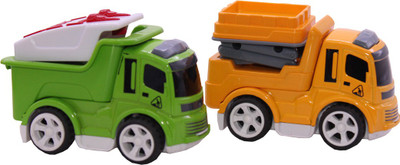 

Smiles Creation Mini Rescue Metal Car with Friction Movement Toy for Kids- Set of 2(Multicolor)
