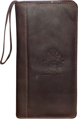 

Style 98 Men Brown Genuine Leather Document Holder(8 Card Slots)