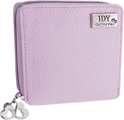 

Anglopanglo Women Casual Purple Artificial Leather Wallet(7 Card Slots)