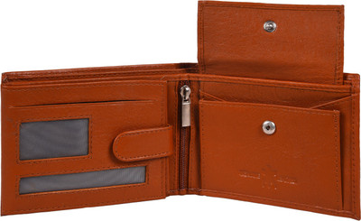 

Accezory Men Tan Genuine Leather Wallet(6 Card Slots), Tan_1