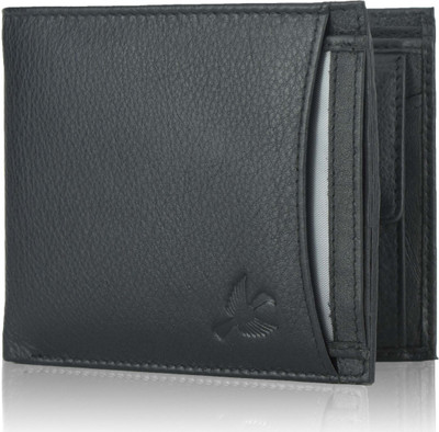 

Hornbull Men Formal, Casual Black Genuine Leather Wallet(8 Card Slots)