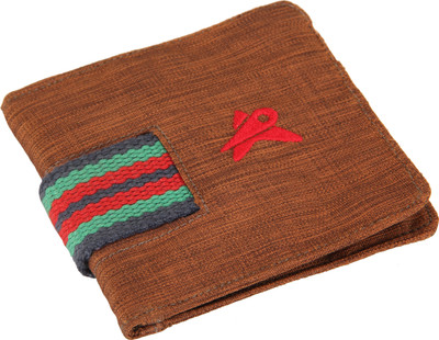 

PinStar Brown Fabric Wallet(6 Card Slots)