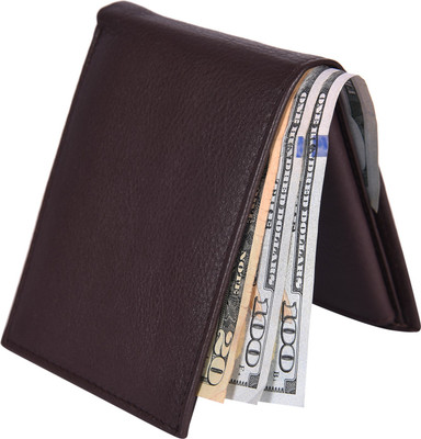 

Accezory Men Brown Genuine Leather Wallet(6 Card Slots), Brown_1