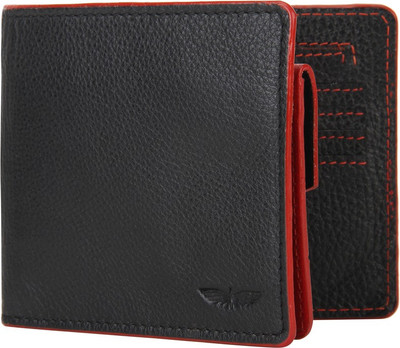 

Park Avenue Men Black Genuine Leather Wallet(3 Card Slots)