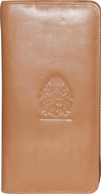 Style 98 Men Tan Genuine Leather Document Holder(8 Card Slots)