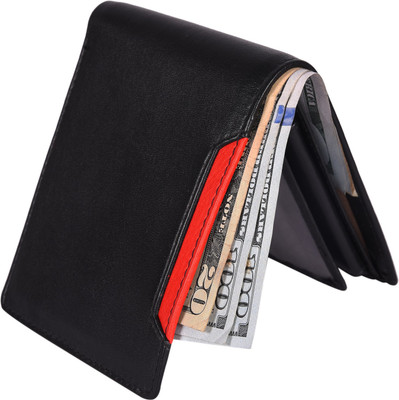 

Accezory Men Black Genuine Leather Wallet(6 Card Slots), Blrd