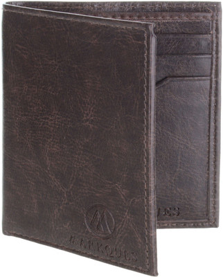 

MARKQUES Men Brown Artificial Leather Card Holder(6 Card Slots), Brown-02