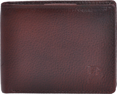 

BRULE Men Tan Genuine Leather Wallet(7 Card Slots)