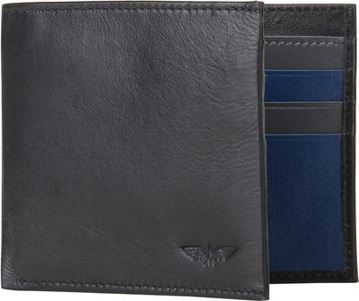 

Park Avenue Men Black Genuine Leather Wallet(3 Card Slots)