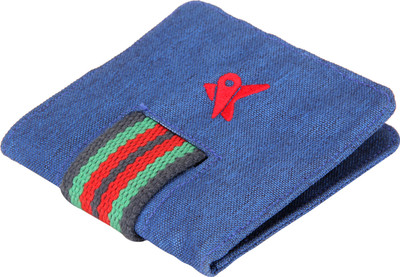 

PinStar Blue Fabric Wallet(6 Card Slots)
