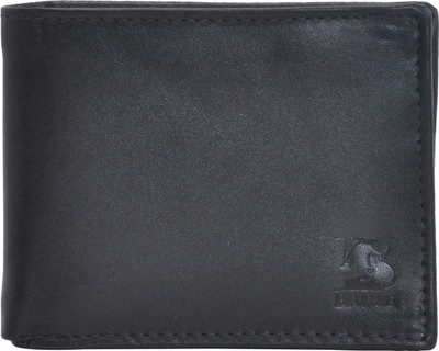 

BRULE Men Black Genuine Leather Wallet(6 Card Slots)
