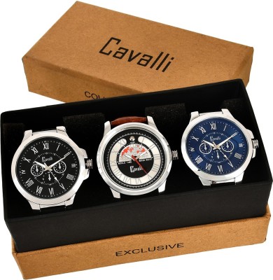 Cavalli CW 341 Exclusive Triple Combo Watch  - For Men   Watches  (Cavalli)