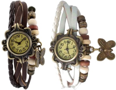 BROSIS DEAL Combo-dori-Brown-White Watch  - For Women   Watches  (brosis deal)
