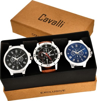 Cavalli CW 338 Exclusive Triple Combo Watch  - For Men   Watches  (Cavalli)