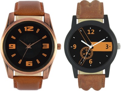 LOREM VL22-LR01 Stylish Designer Boys Leather Combo Watch  - For Men   Watches  (LOREM)