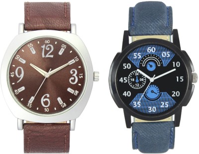 LOREM VL46-LR02 Stylish Designer Boys Leather Combo Watch  - For Men   Watches  (LOREM)