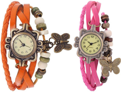 View BROSIS DEAL Combo-dori-Orange-Pink Watch  - For Women Wrist Watches Price Online(brosis deal)