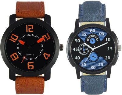 LOREM VL20-LR02 Stylish Designer Boys Leather Combo Watch  - For Men   Watches  (LOREM)