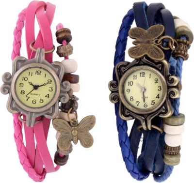 BROSIS DEAL Combo-dori-Pink-Blue Watch  - For Women   Watches  (brosis deal)