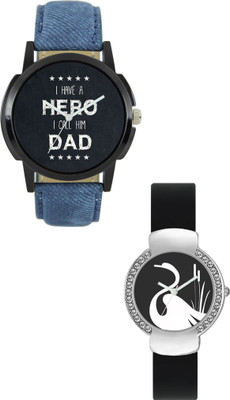 

SRK ENTERPRISE Muticolor Couple With Stylish And Designer Dial 055 Watch - For Men & Women