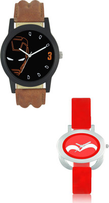 SRK ENTERPRISE Muticolor Couple With Stylish And Designer Dial 035 Watch  - For Men & Women   Watches  (SRK ENTERPRISE)