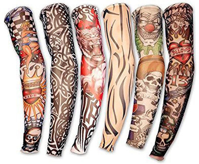

White Tiger Enterprises Nylon Arm Sleeve For Men & Women With Tattoo(Free, Multicolor)