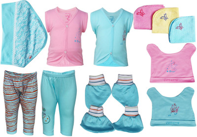 

Jo Kids Wear Baby Apparel gift set(Light Blue)