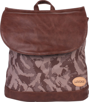 

Luvoksi Casual/College Bag 2.5 L Backpack(Multicolor), Coffee