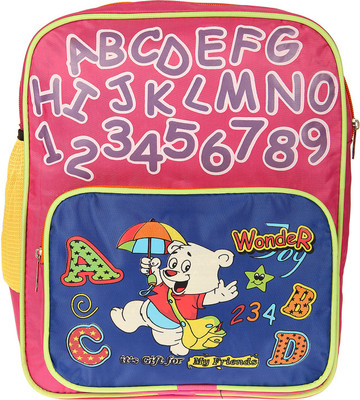 STARWAY SCHOOL BAG 072 4.5 L Backpack(Pink), Multicolor 002