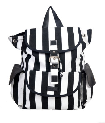 

Bags Craze Black and White Stripped Stylish Bag 16 L Backpack(Multicolor)