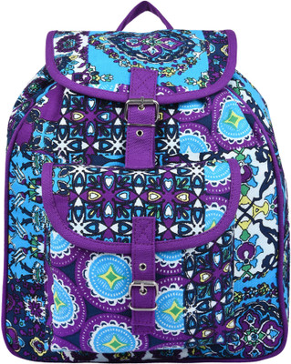 

Anekaant Florid 12 L Backpack(Purple, Multicolor)