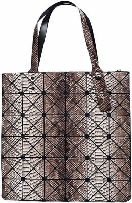 

Yellow Bee Yellow Bee Beige Python Print Geometry Tote Bag Waterproof Shoulder Bag(Beige, 7)