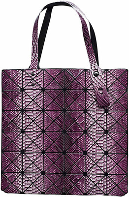 

Yellow Bee Yellow Bee Pink Python Print Geometry Tote Bag Waterproof Shoulder Bag(Pink, 7)