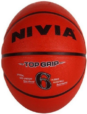 

Nivia Top Grip Basketball Basketball - Size: (Pack of 1, Multicolor, Brown