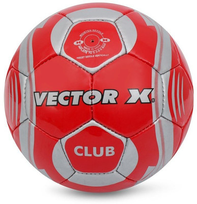 

Vector X CLUB-RED-GREY- Football - Size: (Pack of 1, Red, Grey