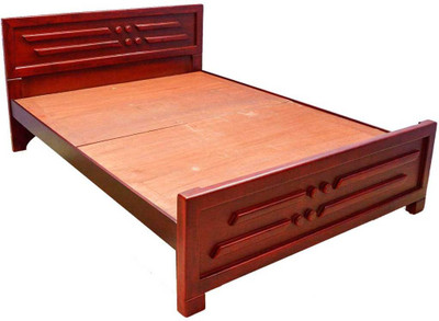 Zam Zam Furniture Star Solid Wood King Bed(Finish Color - Rose wood color)