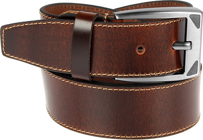

Aditi Wasan Men Casual Brown Genuine Leather Belt, Brown5