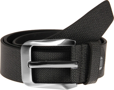 

Aditi Wasan Men Formal Black, Grey Genuine Leather Belt