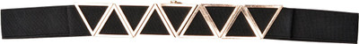 

Kazo Women Black Artificial Leather Belt