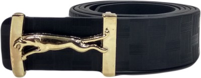 

damler Men Casual, Party Black Synthetic, Artificial Leather Belt, Charcoal black