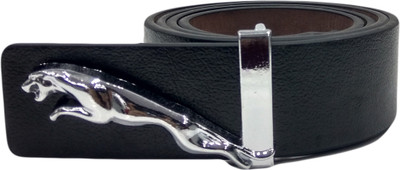 

damler Men Casual, Party Black Synthetic, Artificial Leather Belt, Charcoal black