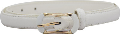 

Sri Women Casual White Artificial Leather Belt