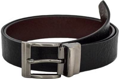 

Tangerine Men Casual Multicolor Genuine Leather Reversible Belt, Black;brown
