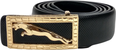 

damler Men Casual, Party Black Synthetic, Artificial Leather Belt, Charcoal black