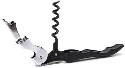 ENERZY ezy_02opener_black-set-of-1 Corkscrew Bottle Opener Pack of 1 black color Bottle Opener(Pack of 1) available at flipkart for Rs.111