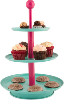 

Elan Steel Cake Server(Blue, Pink, Pack of 1)