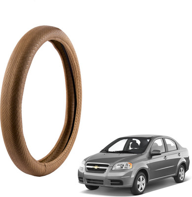 

Autofy Steering Cover For Chevrolet Sail(Tan, Leather)